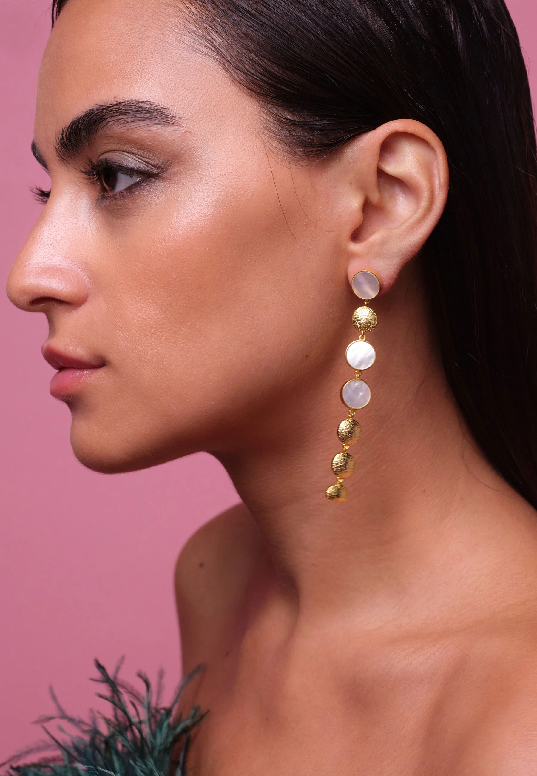 BOUCLES D'OREILLES LUNARIS - Boucles d'oreilles lunaris | Blanc