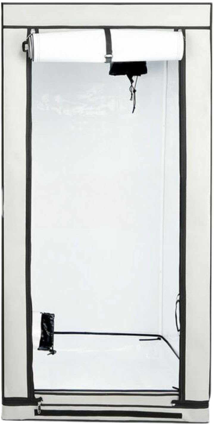 HOMEbox Ambient 80x80x180 cm - Zuchtzelt Growschrank Growzelt Zuchtbox Gewächszelt Homebox Lichtdicht Anbau Grow Indoor