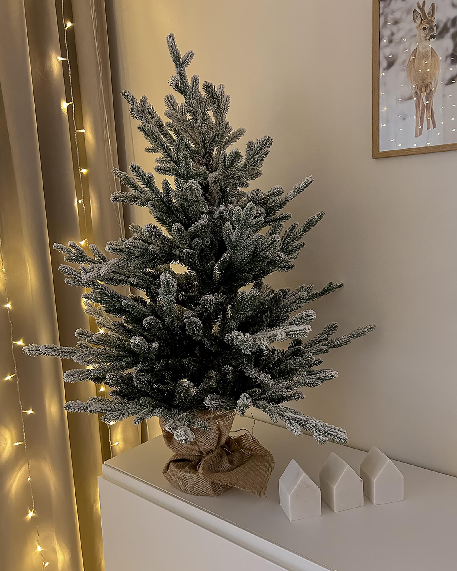 Besneeuwde kunstkerstboom RINGROSE 90 cm Groen