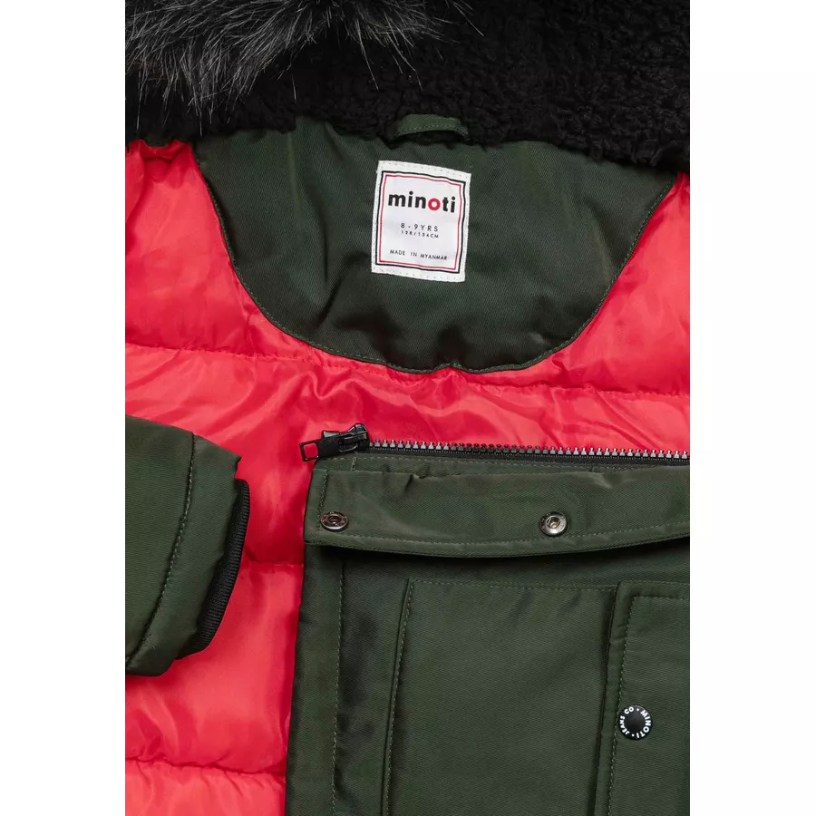 MINOTI Parka mit Kapuze Khakigrün