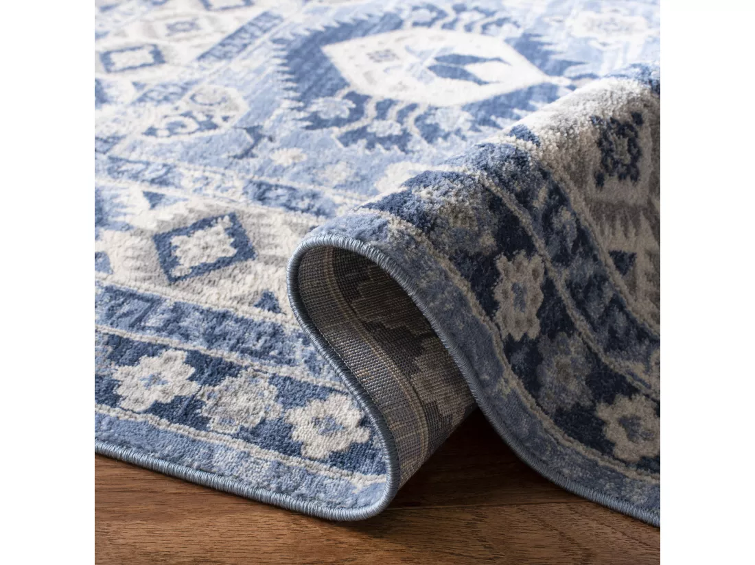 Tapis Blue & Creme 201 X 201 cm - Kathleen
