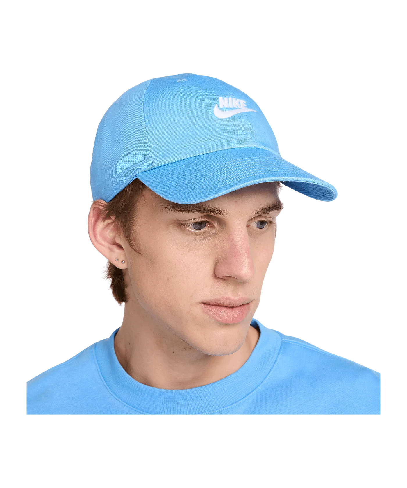 Nike Club Unstructured Futura Wash Cap Blau F412