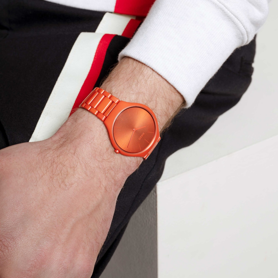 Rado True Thinline Le Corbusier Powerful Orange 4320S Limited Edition