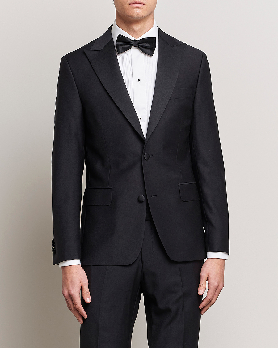 Oscar Jacobson Elder Wool Tuxedo Black