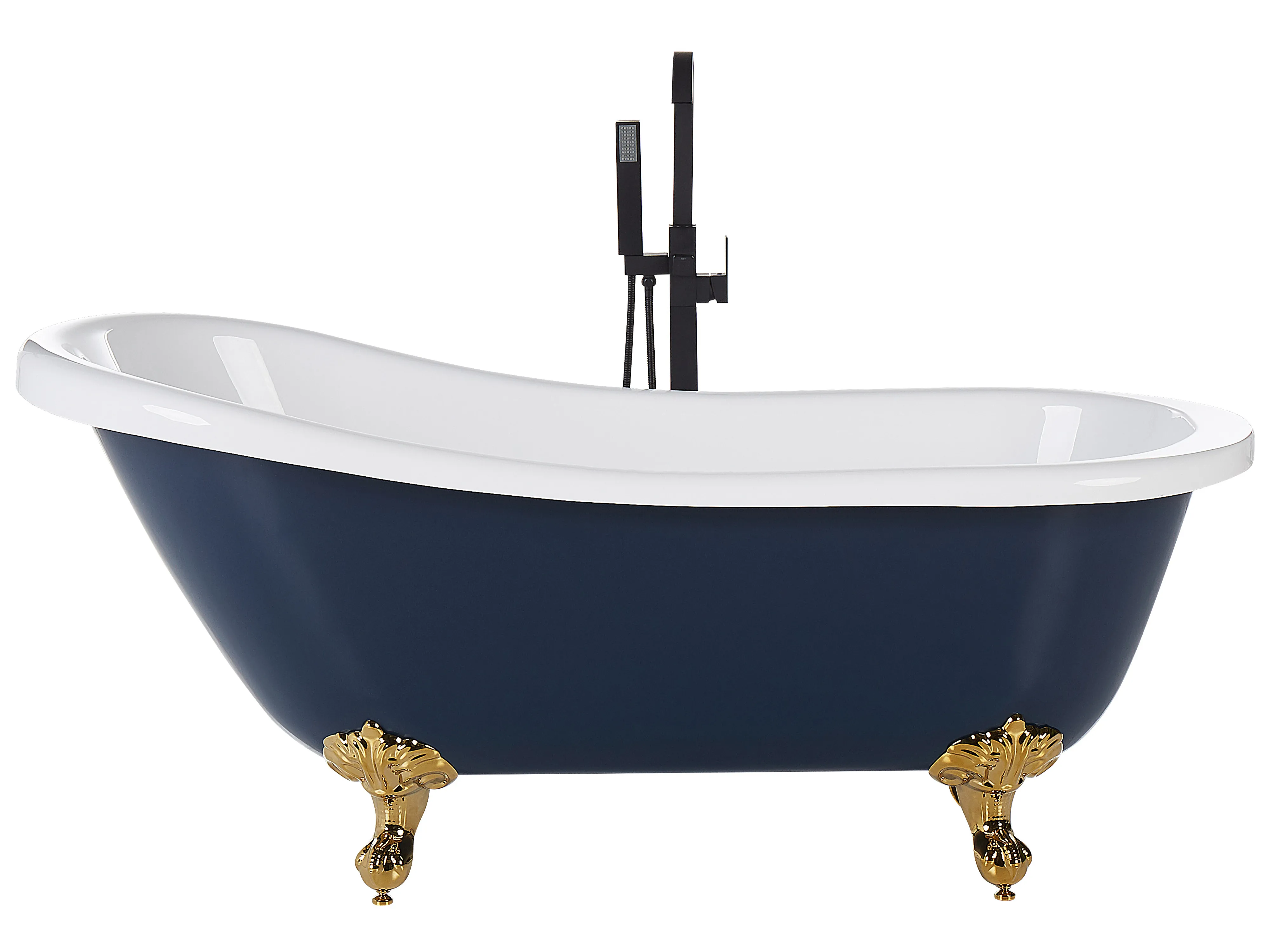 Vrijstaand bad CAYMAN 170 x 76 cm Blauw