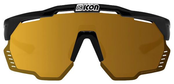 Lunettes Scicon Aeroshade Kunken Noir Brillant / Bronze Miroir