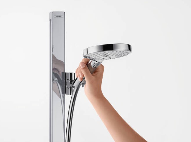 Hansgrohe Raindance Select S doucheset met planchet chroom