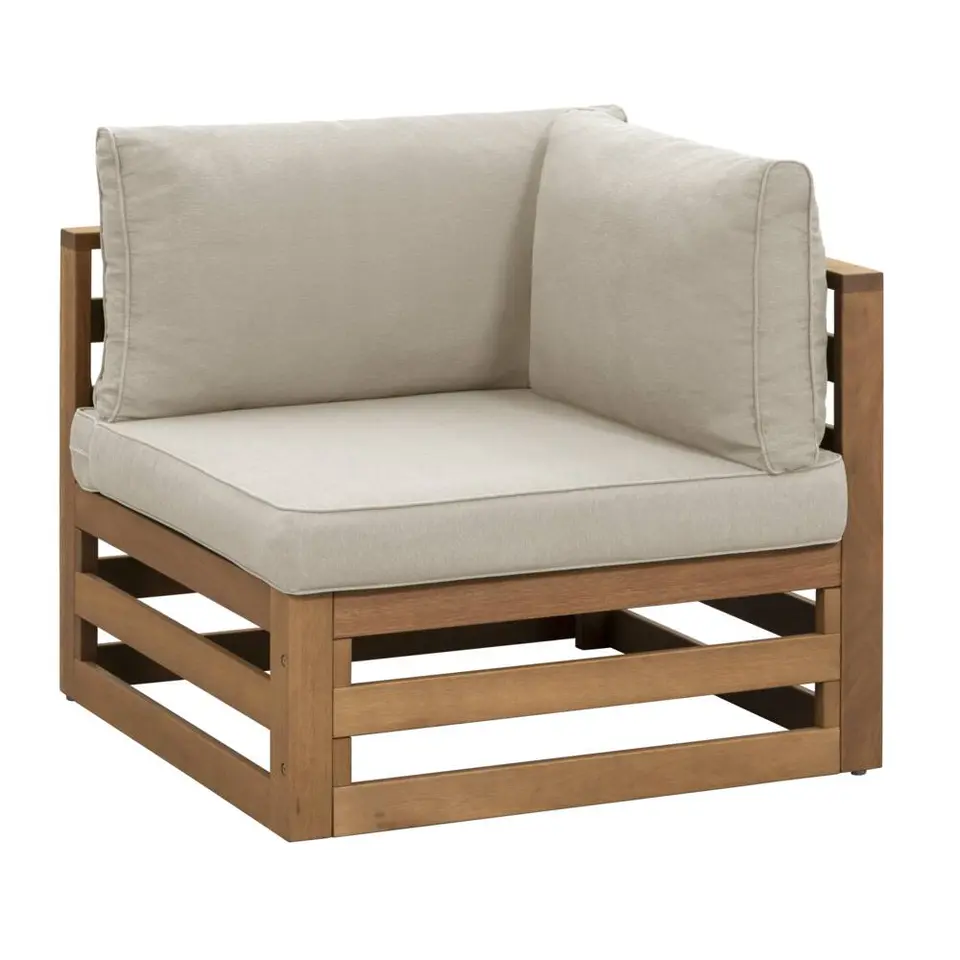 Loungebank element Clermont - hoek - 63x78x78 cm
