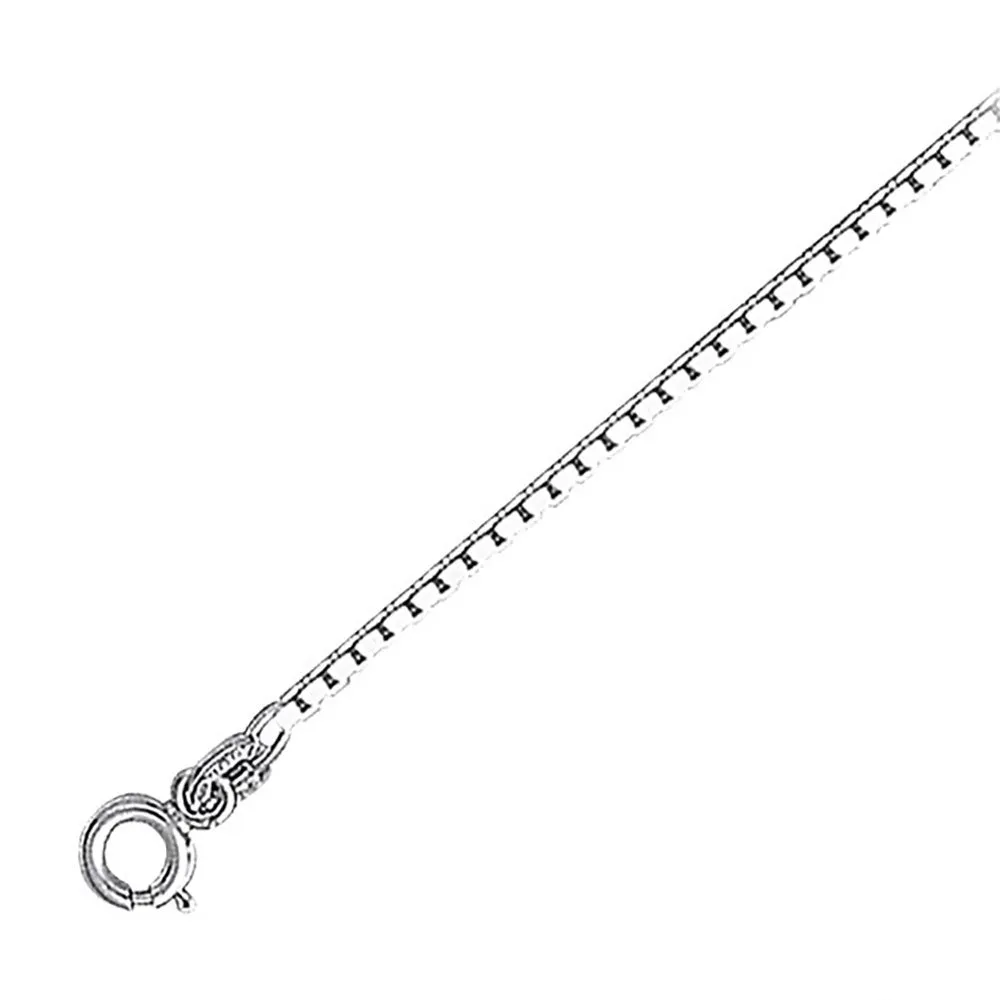Dive silver Box Kette