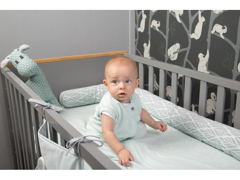 ZEWI bébé-jou Zewi-Decke Mint 70 x 140 cm Decke für Geborgenheit und Bewegungsfreiheit