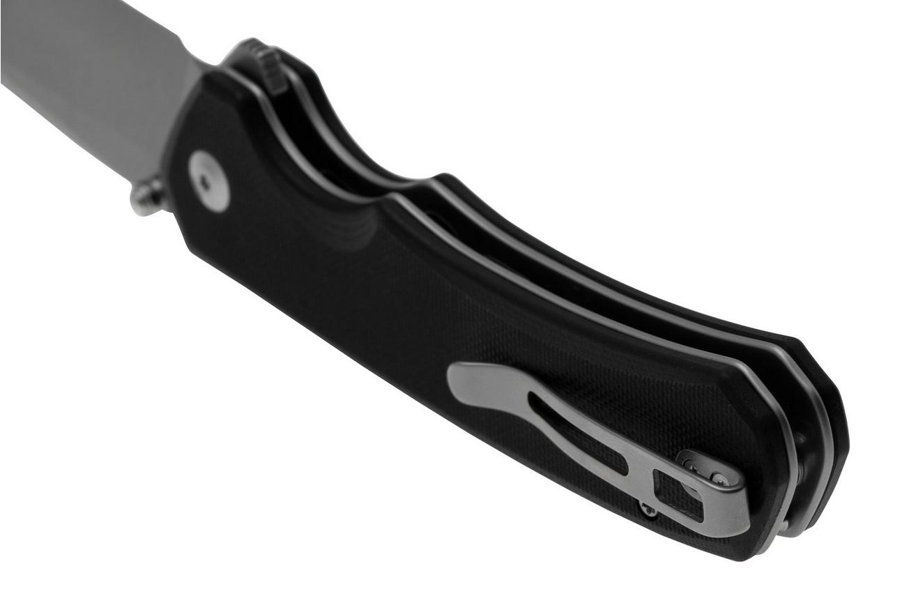 Civivi Brazen Button Lock C19059C-1 Black G10, zakmes