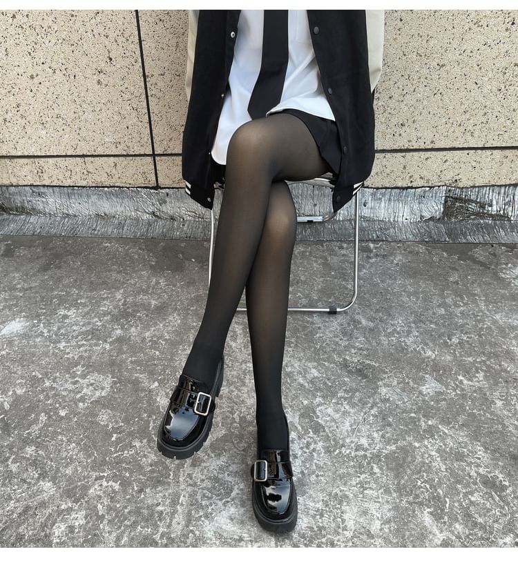 Gentiana - Transparante panty's / stijgbeugelleggings