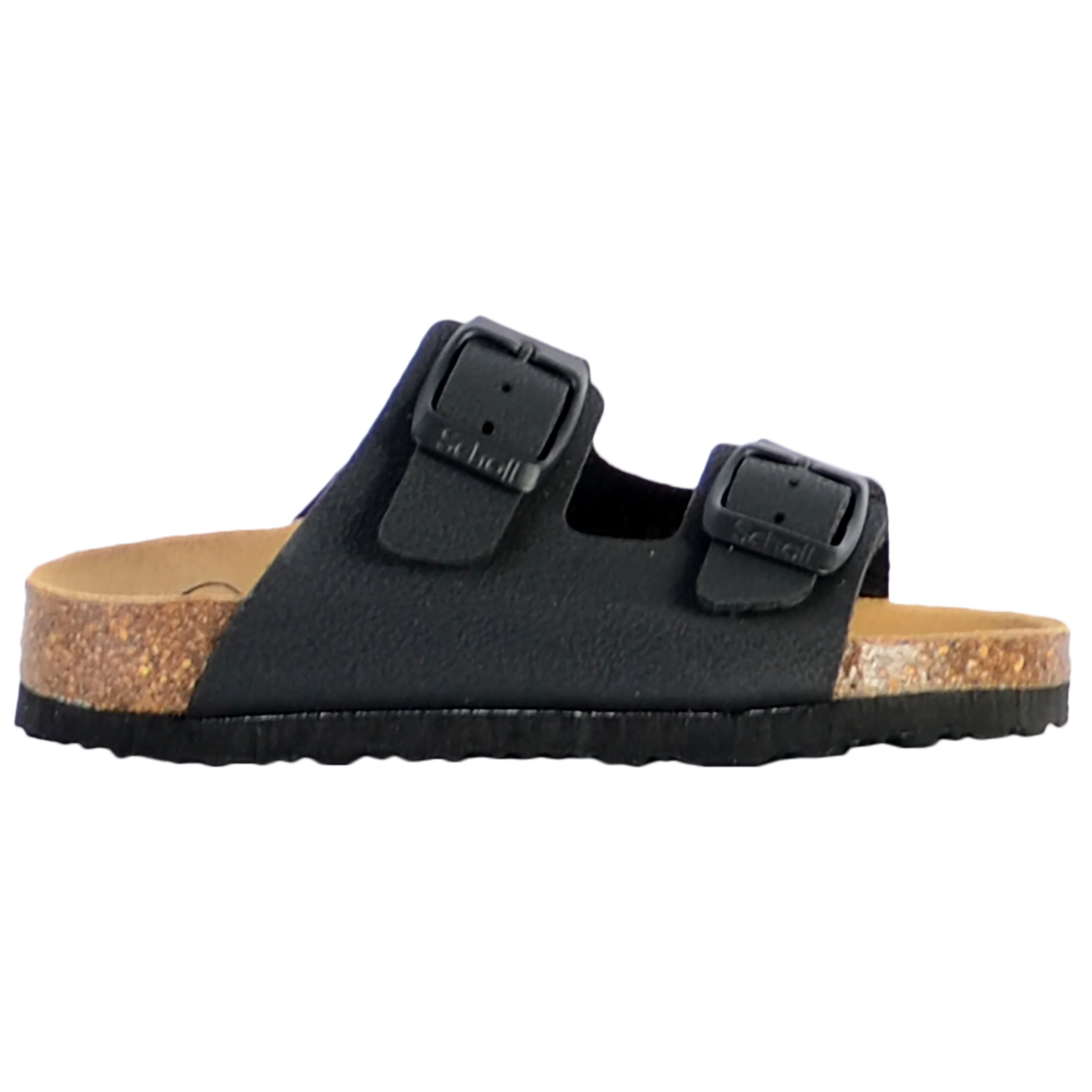 Mules cuir enfantalex | Noir