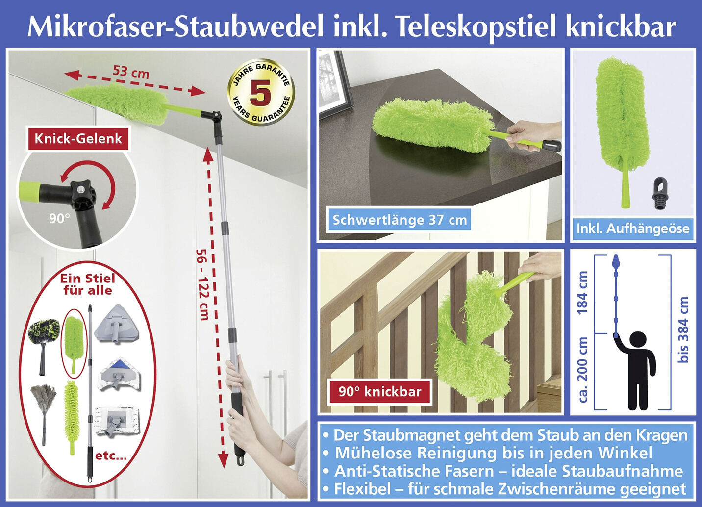 «WENKO» Teleskop-Staubwedel