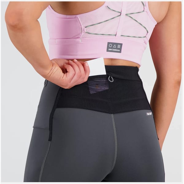 Collant trail NEW BALANCE IMPACT RUN AT HIGH RISE TIGHT W BLACK