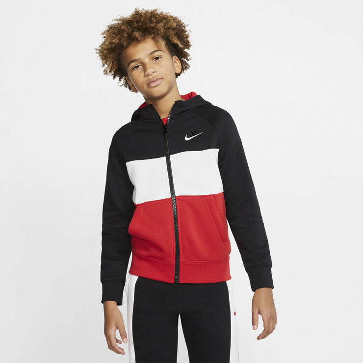Nike Air Full Zip Haettetroje Sort