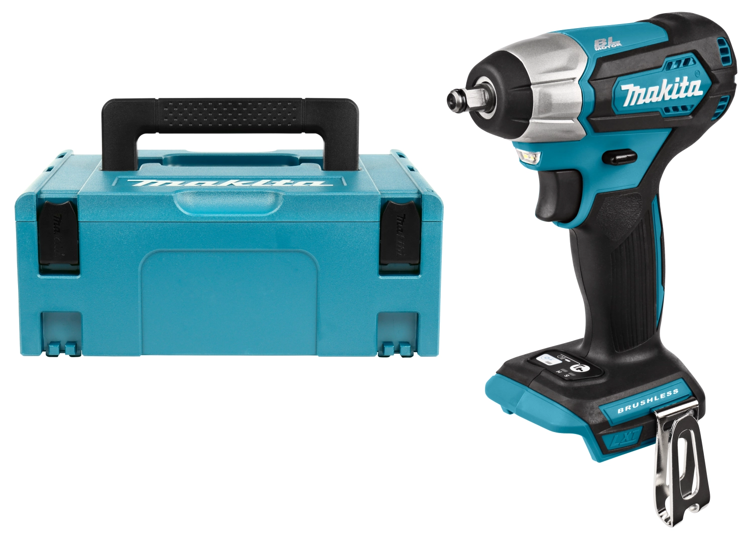 Makita DTW180ZJ 18V Li-Ion Accu slagmoersleutel body in Mbox - 180Nm - 3/8