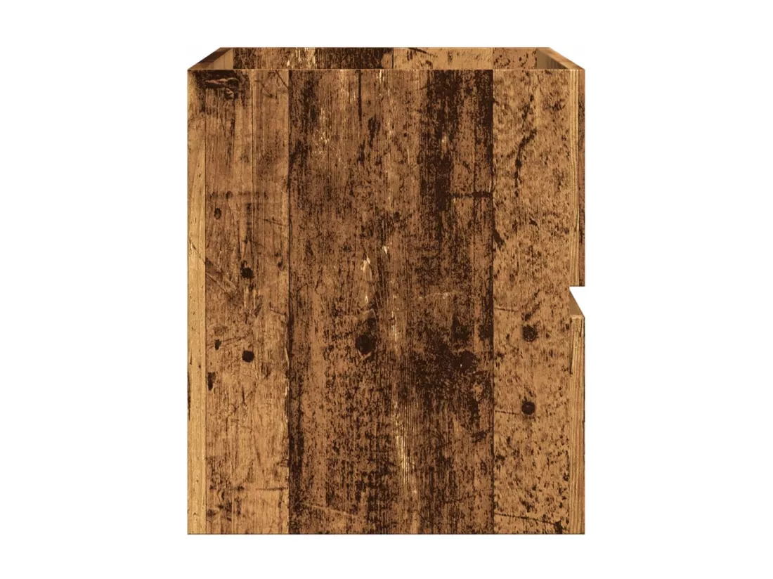 Armoire d'évier vieux bois 90x38,5x45 cm bois d'ingénierie