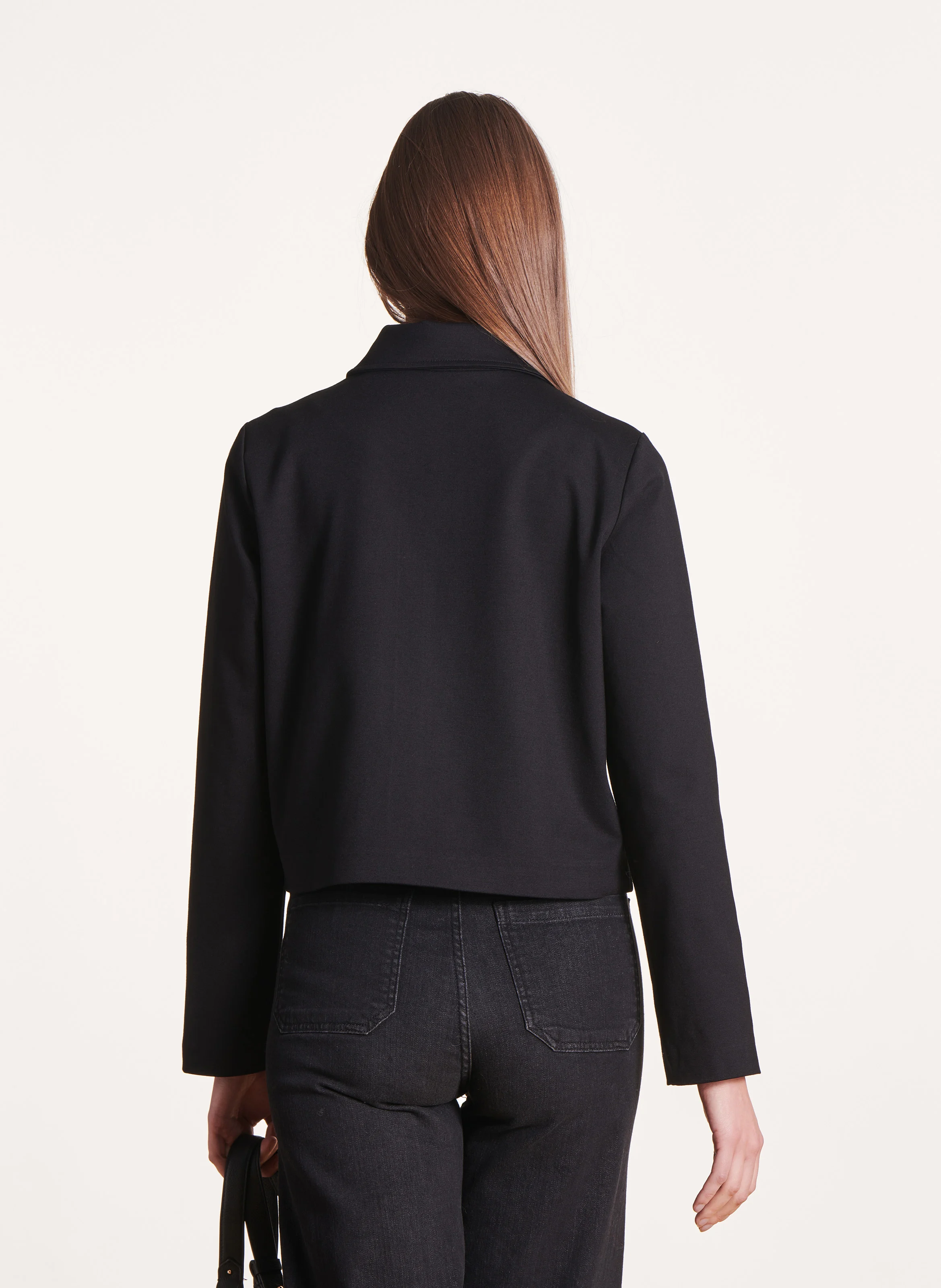 Veste courte en jacquard| Multicolore