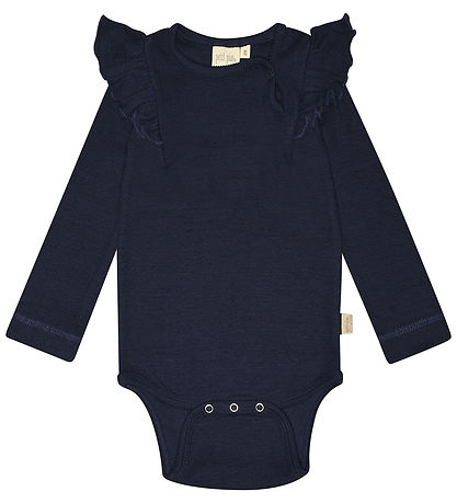Petit Piao Body l/æ - Rib - Modal - Indigo Plum