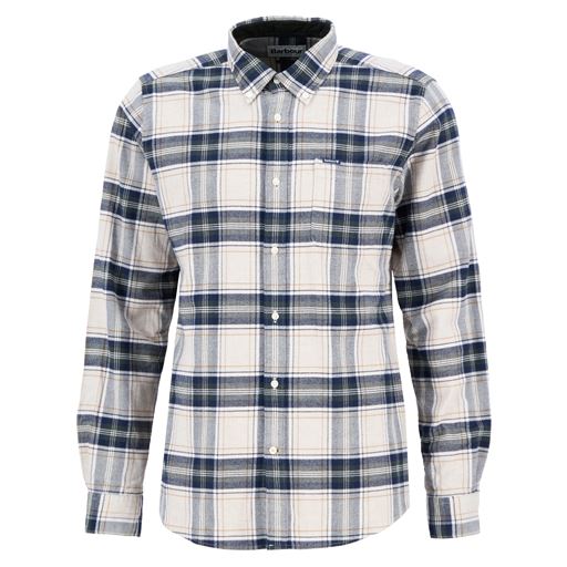 Barbour Betsom Tailored Checked Skjorte, Stone Marl, XXL