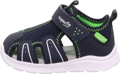 Superfit Wave Sandaler, Blå/Lysegrønn