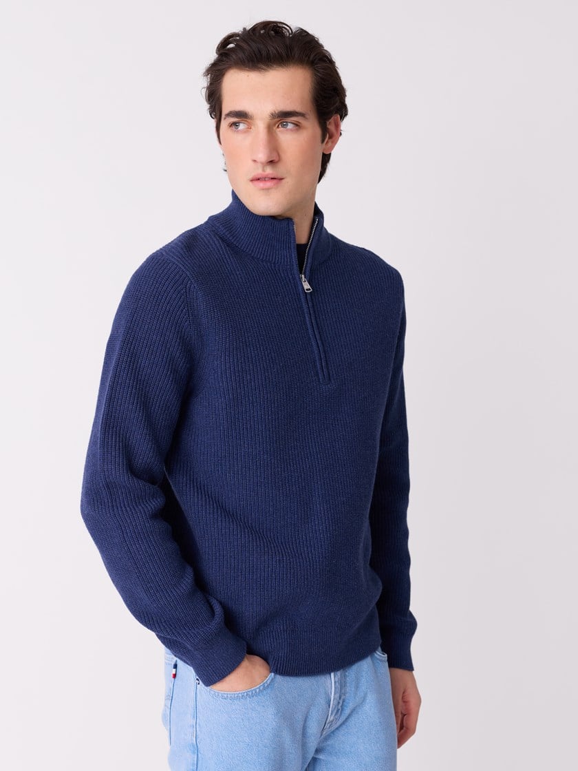Simon zipneck Peacoat