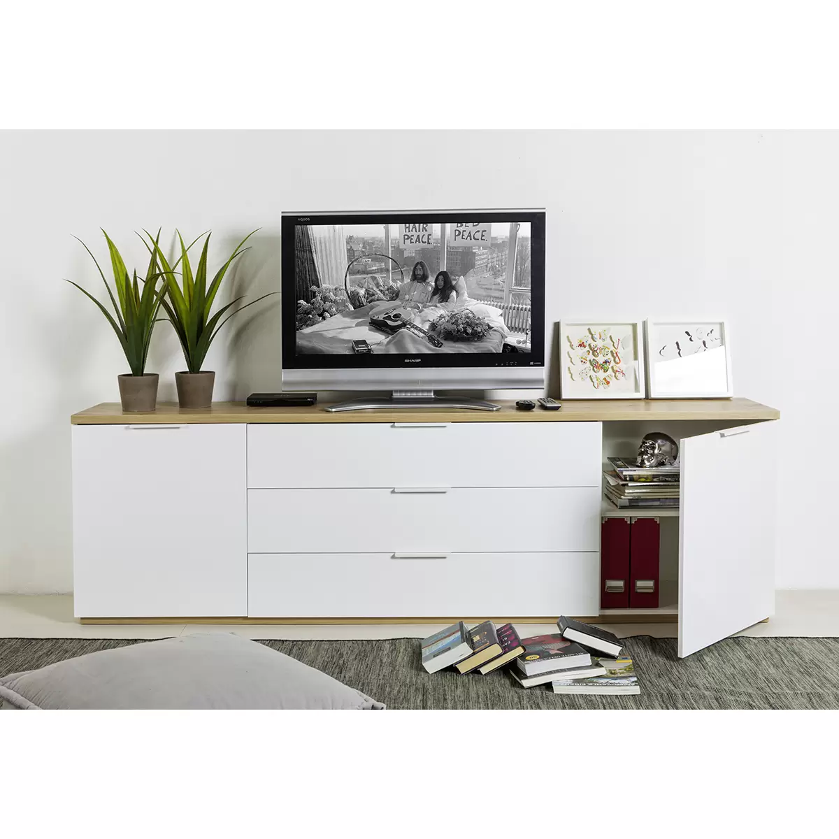 Lowboard Mundi weiss