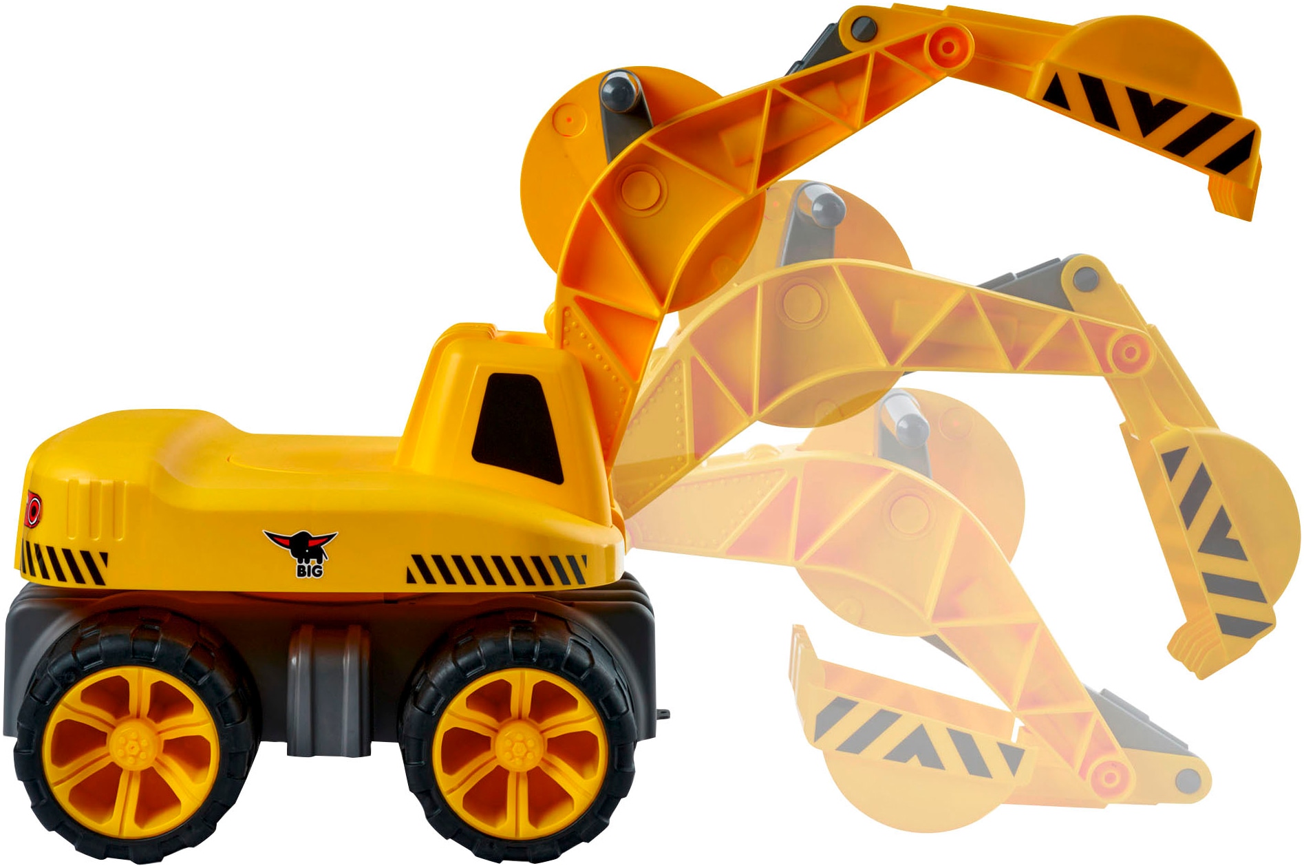 BIG Spielzeug-Bagger »BIG Power Worker Maxi Digger« Aufsitz-Bagger, Made in Germany