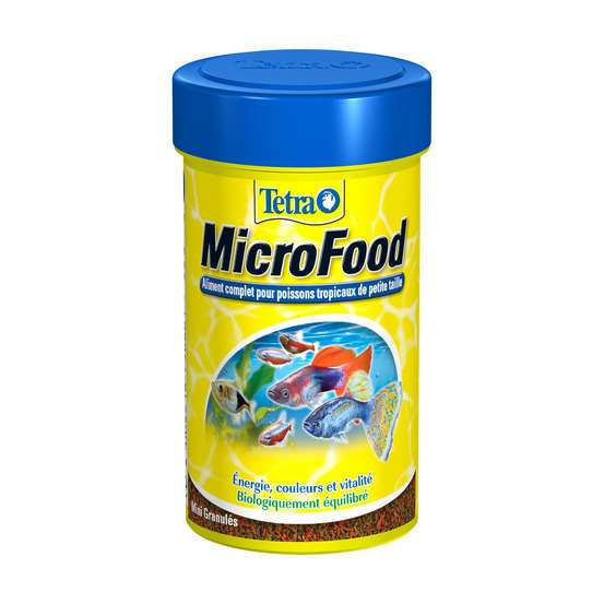 Nourriture pour poissons d'ornement Tetra MicroFood : 100 ML