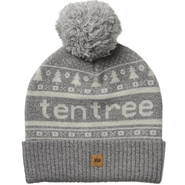 Bonnet TENTREE CABIN BEANIE HI RISE GREY MARLED/ELM WHITE MARLED