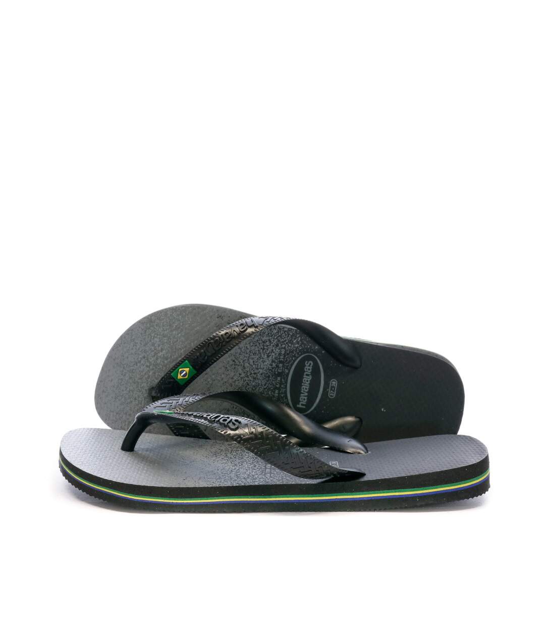 Tongs Noir Mixte Havaianas Brasil Fresh