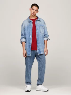Calça jeans Isaac Relaxed Tapered Faded