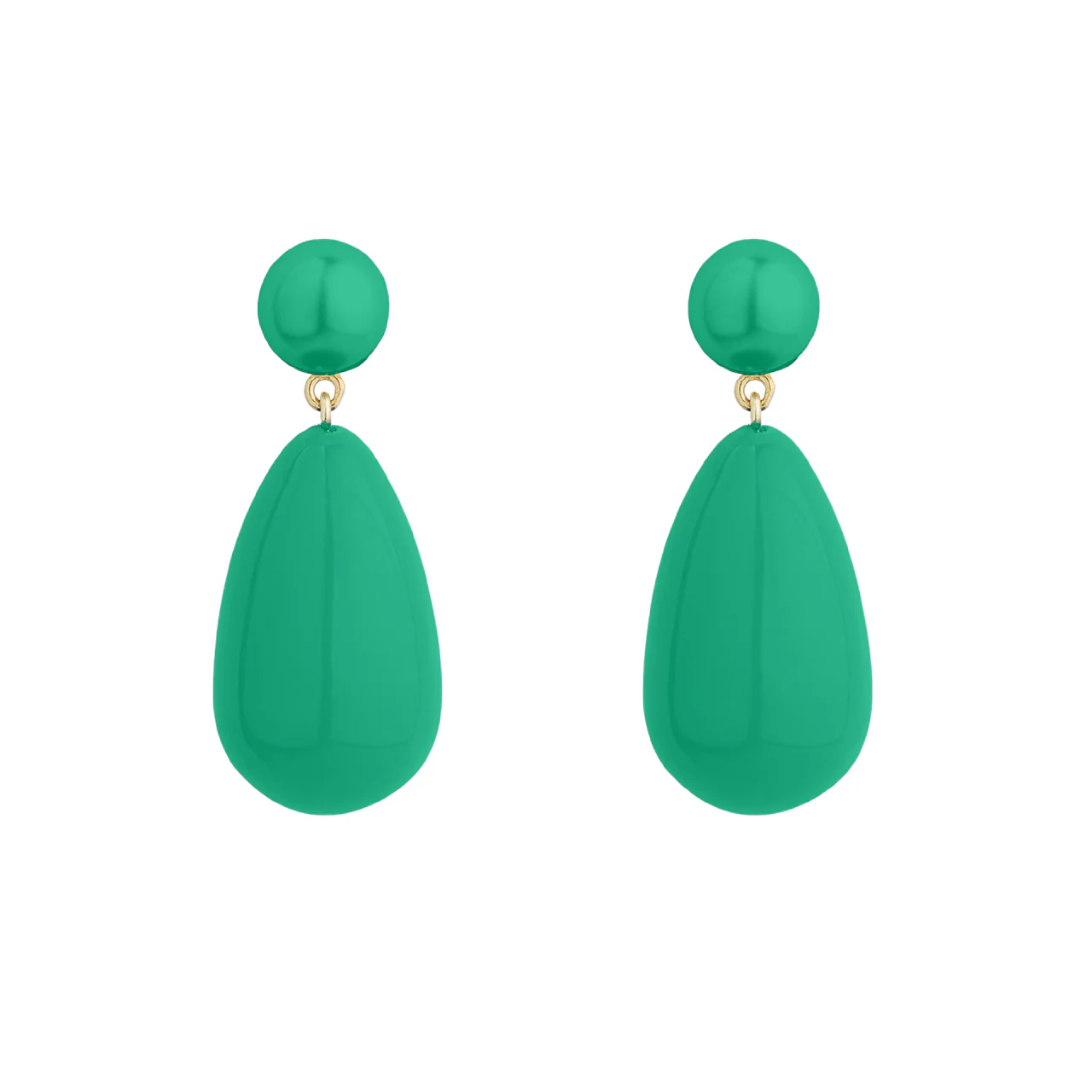 Eshvi  Drop øreringe - Grass Green