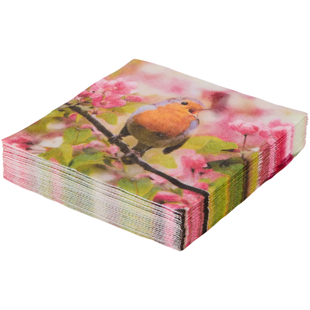 Luxe servetten Lente 20 stuks | diverse varianten
