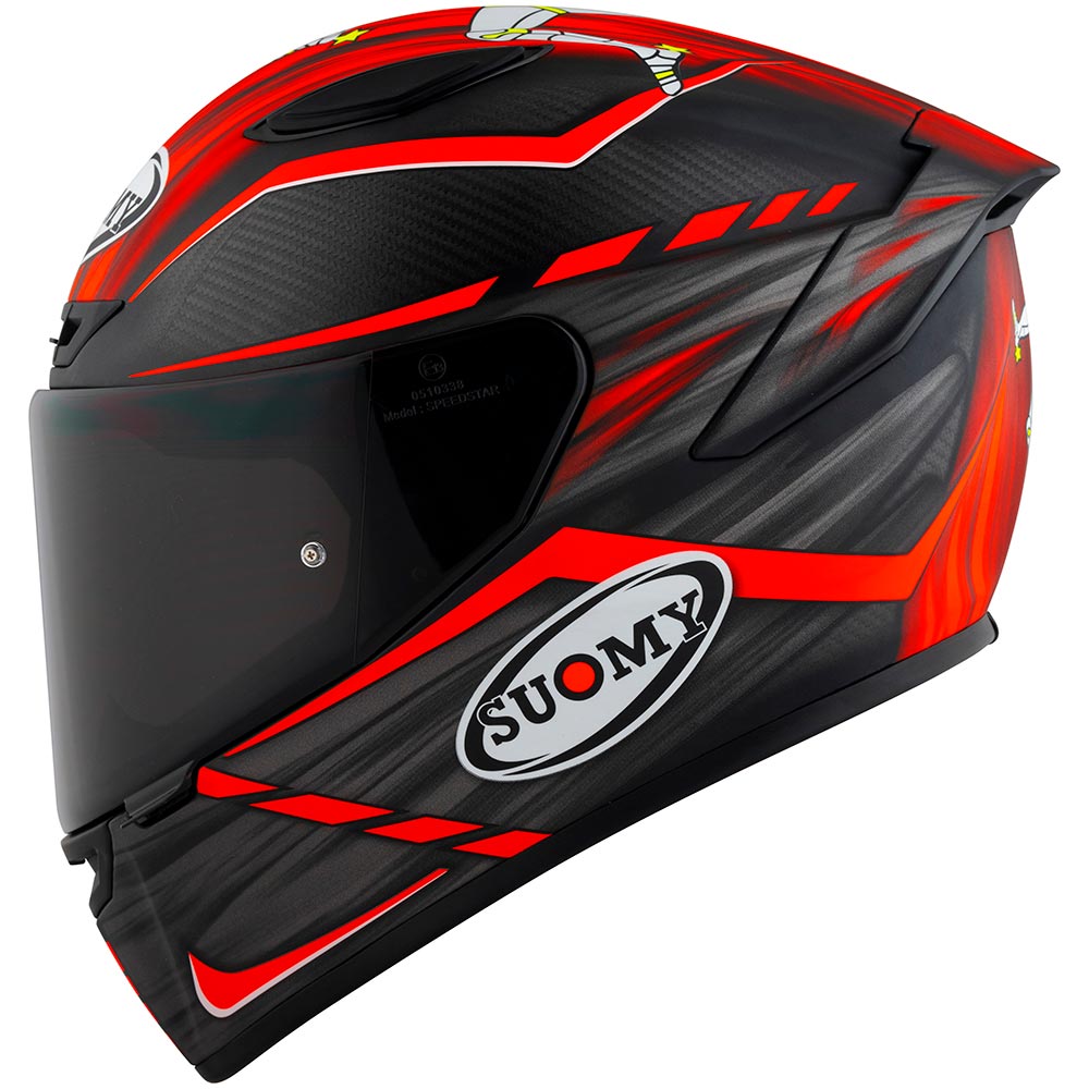 Suomy - Casque TX-Pro Johnson Replica Noir / Rouge / Mat
