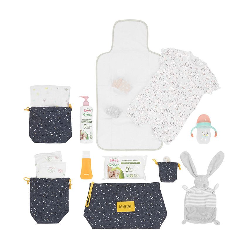 Sac et kit à langer Change&Go - Ecru
