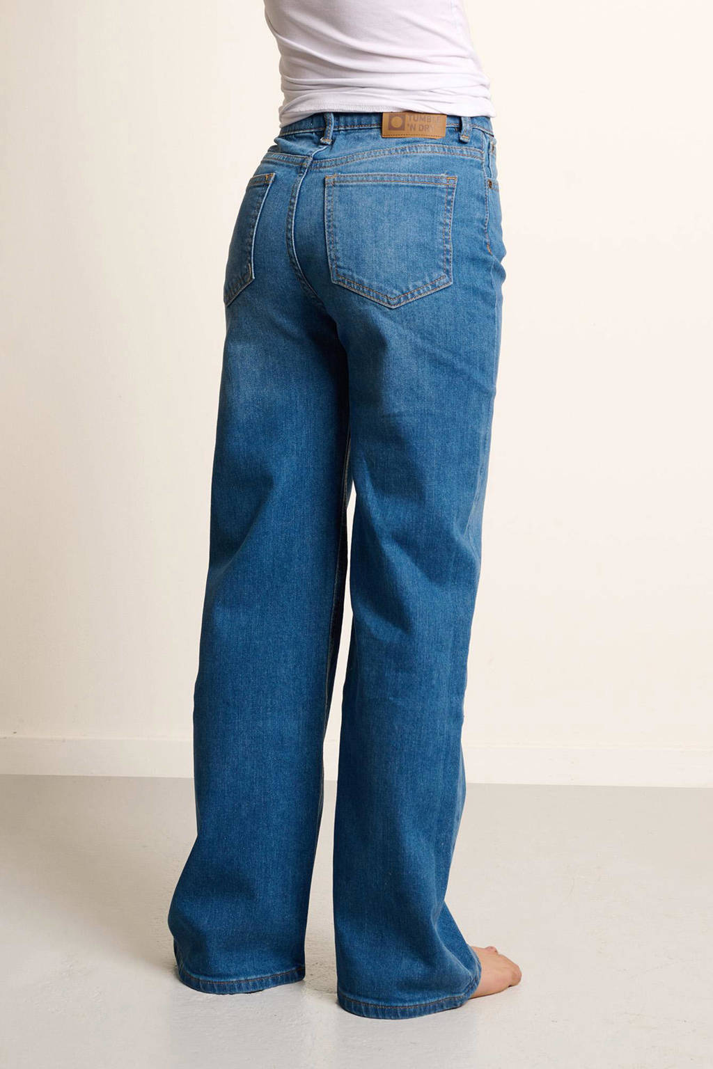 Tumble 'n Dry wide leg jeans Jolien denim medium stonewash