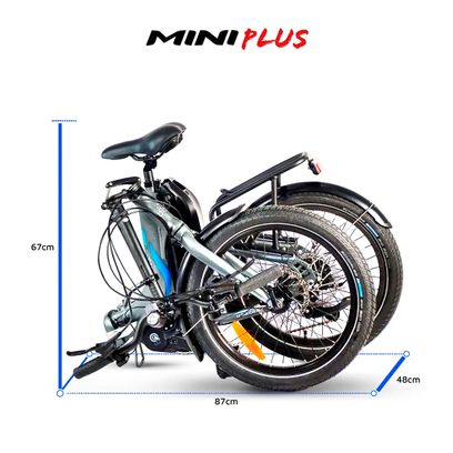 Urbanbiker Mini PLUS | VAE pliable | Moteur Central | Jusqu'à 100KM Autonomie | 20