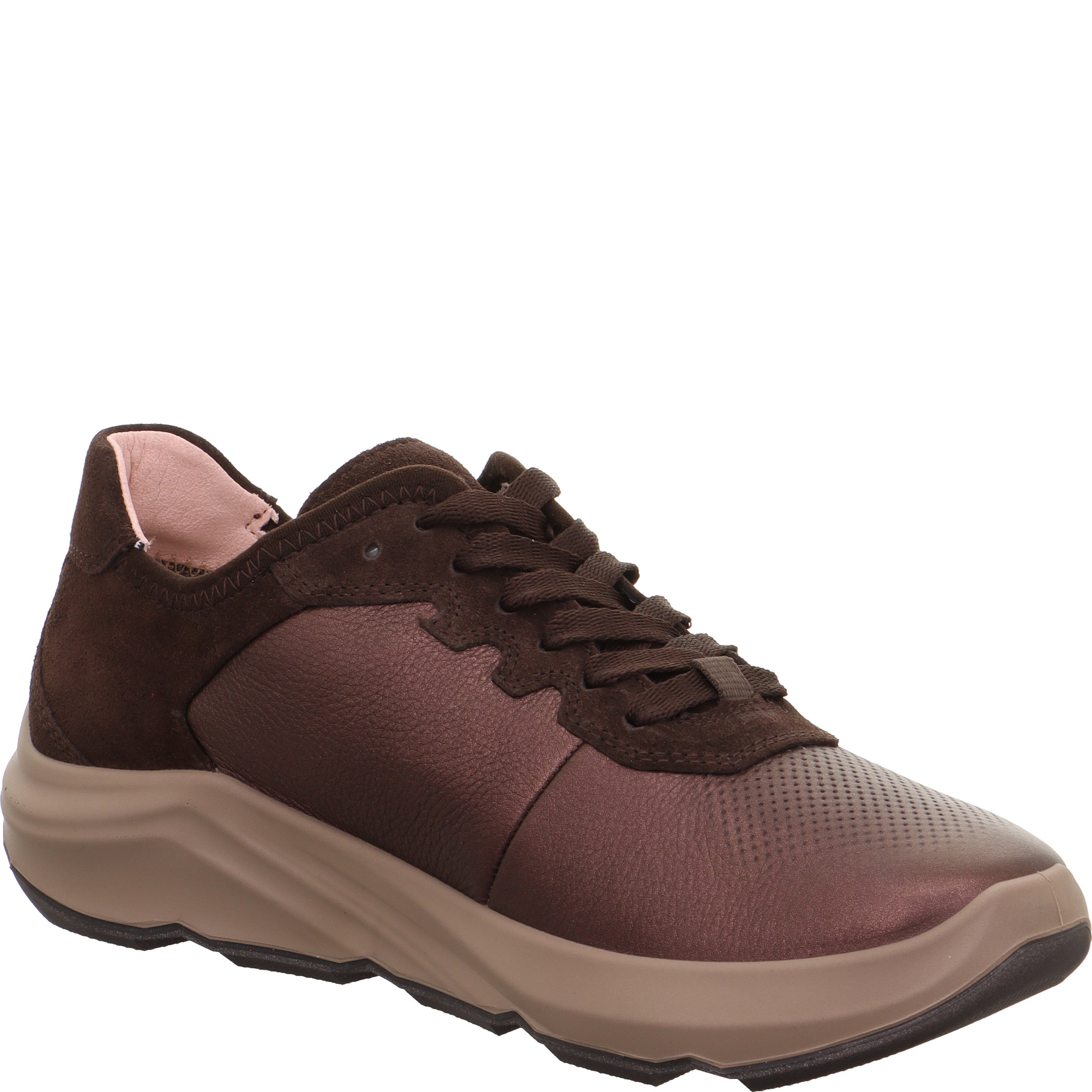 legero BLISS Damen  Sneaker low mit Schnürung - Farbe: Marron Metallic - Größe: 5