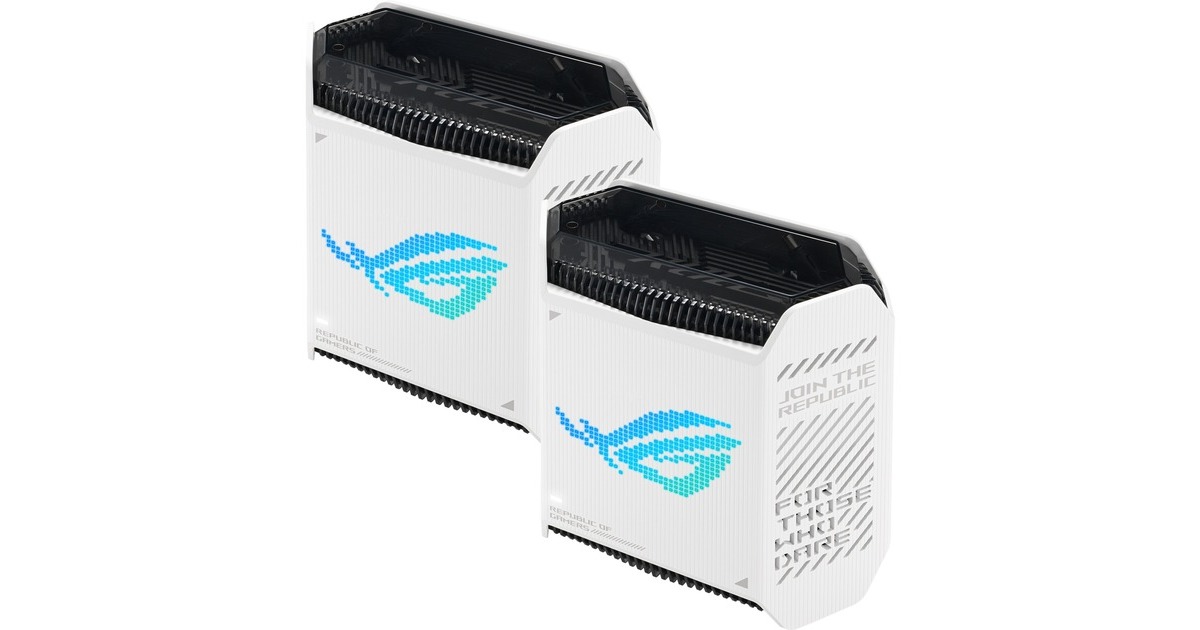 ASUSROG Rapture GT6 AiMesh mesh router  (Wit, 2 stuks)