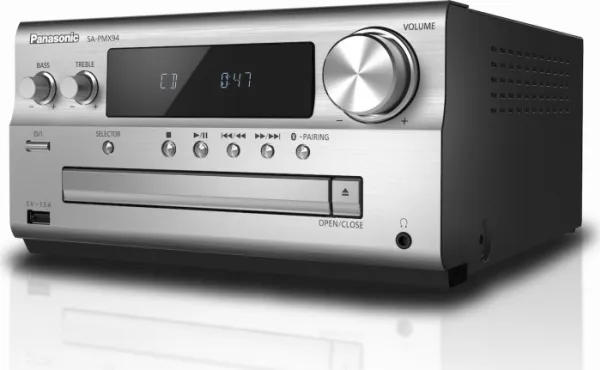 Panasonic SC-PMX94 - Audiosystem - 2 x 60 Watt - sølv