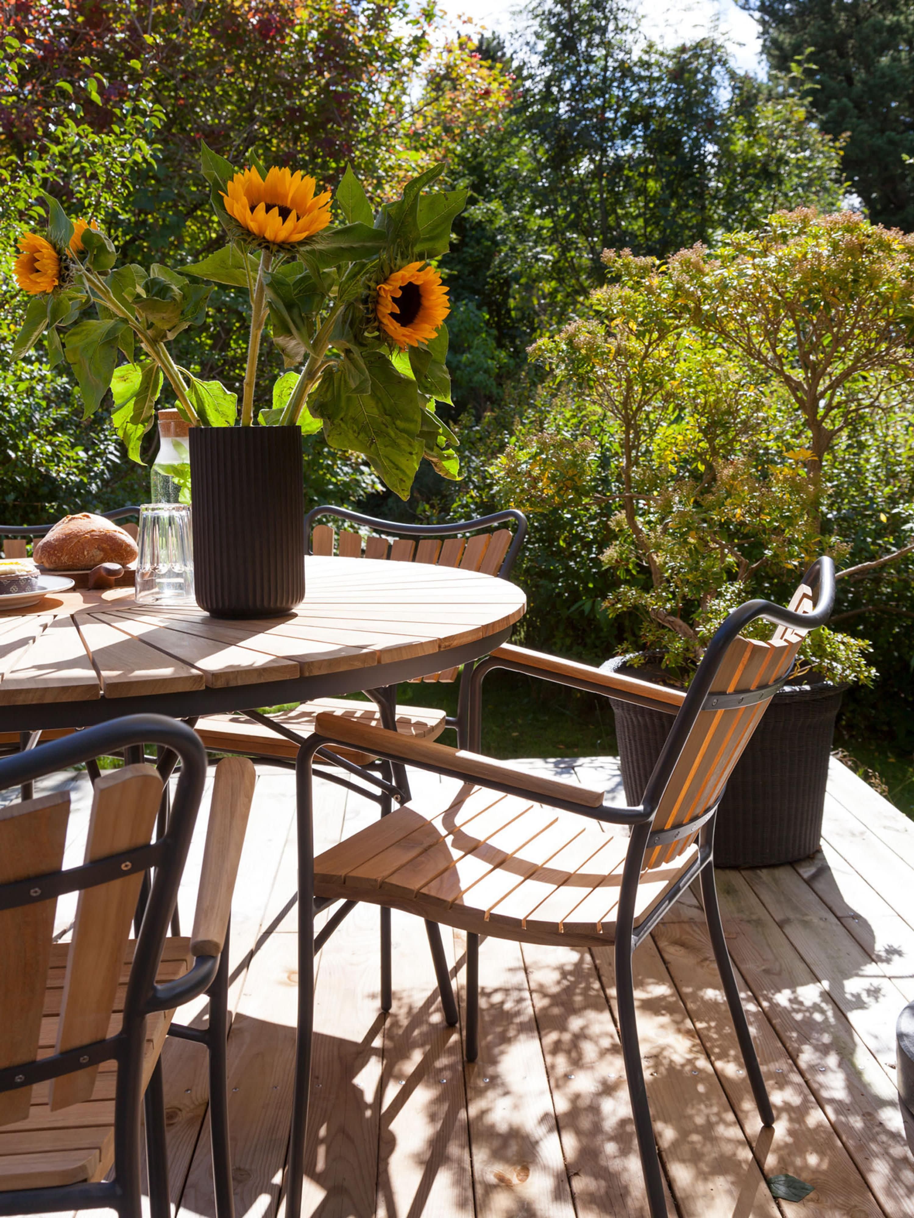 Tuinstoelen Ellen van teakhout, 2 stuks