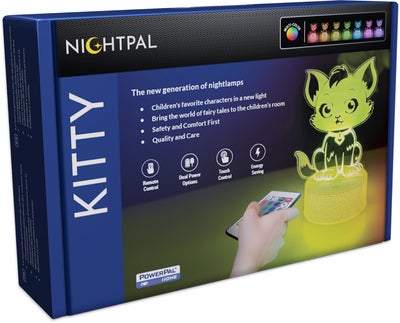 Powerpal Nattlampe Katt