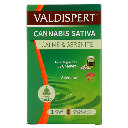 Valdispert Cannabis sativa : calme et sérénité - Anti stress naturel