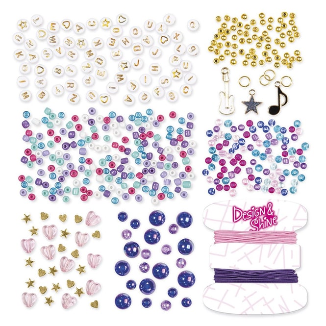 Totum - Disign & Shine - Bastelset Glitzerarmbänder