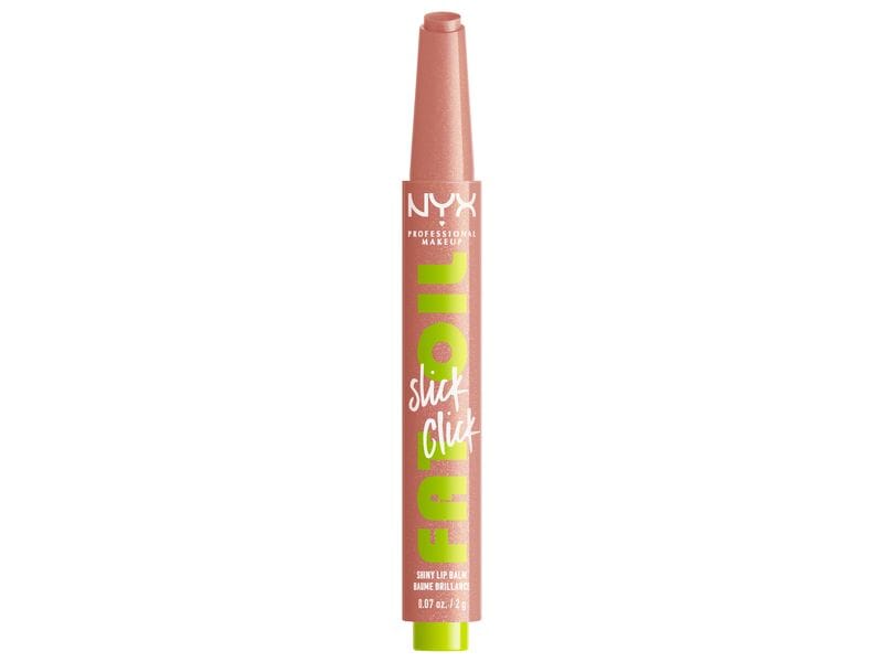 NYX Professional Makeup Lippenbalsam Fat Oil Slick Click 01 Pflegender Lippenstift mit ölhaltiger Formel