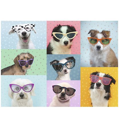 Ravensburger Puslespil - 150 Brikker - Funny Dogs