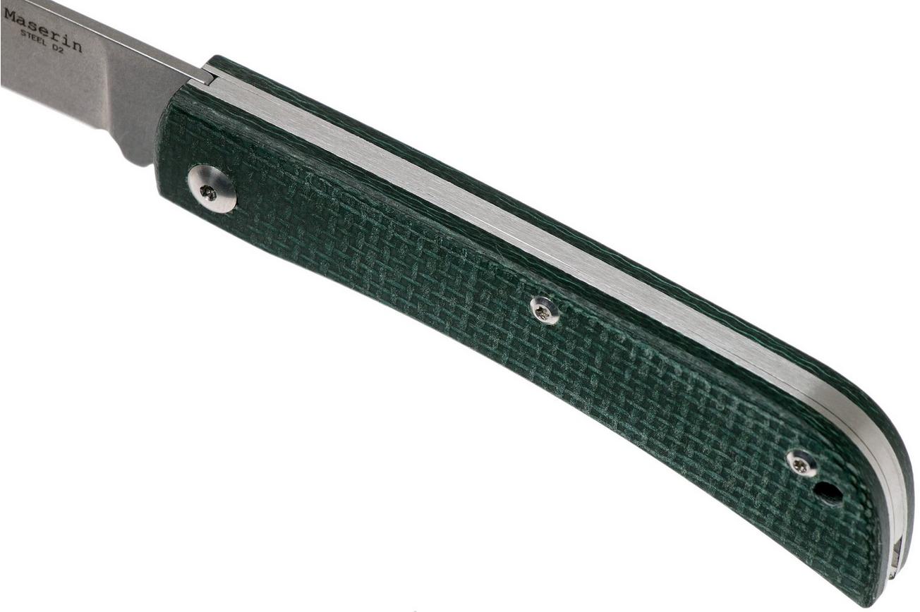 Maserin Scout Green Micarta zakmes, 163-MV