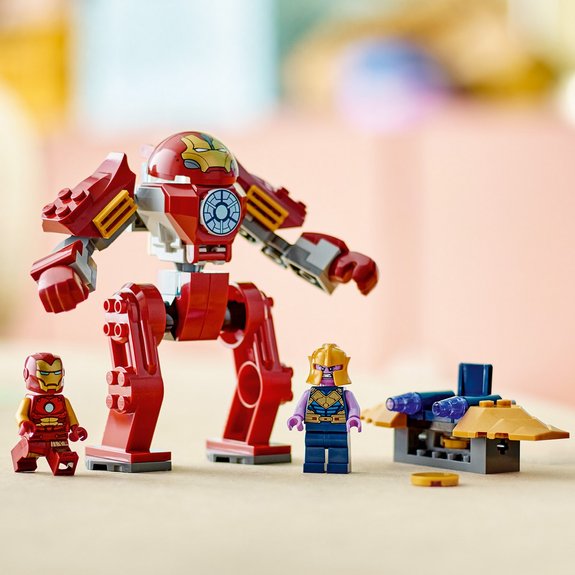 La Hulkbuster d'Iron Man contre Thanos Lego Marvel 76263